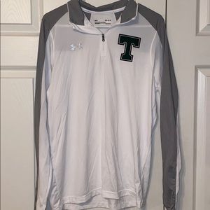 White Under Amour Pullover